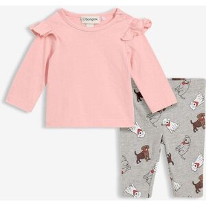 bonprix Langarmshirt und Leggings mit hohem Bio-Baumwoll-Anteil (2-tlg.Set)rosa 56Mädchen bonprix Langarmshirt und Leggings mit hohem Bio-Baumwoll-Anteil (2-tlg.Set)rosa 56Mädchen