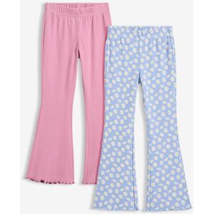 bonprix Gerippte ausgestellte Leggings (2er Pack)rosa 134Mädchen bonprix Gerippte ausgestellte Leggings (2er Pack)rosa 134Mädchen