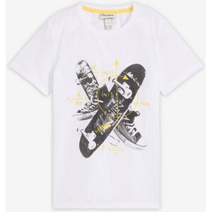 bonprix T-Shirt mit Skater-Printweiß 176Knaben bonprix T-Shirt mit Skater-Printweiß 176Knaben