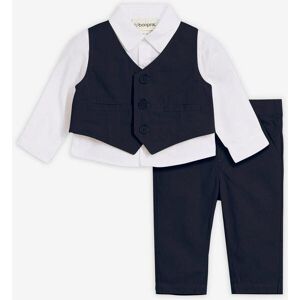 bonprix Festliches 3-teiliges Set aus reiner Baumwolle (3-tlg. Set)weiß 62Knaben bonprix Festliches 3-teiliges Set aus reiner Baumwolle (3-tlg. Set)weiß 62Knaben