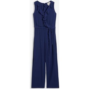 bonprix Jumpsuit aus strukturiertem Crinkleblau 140Mädchen bonprix Jumpsuit aus strukturiertem Crinkleblau 140Mädchen