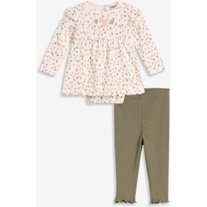 bonprix Bodykleid und Leggings aus Bio-Baumwolle (2-tlg.Set)weiß 68Mädchen bonprix Bodykleid und Leggings aus Bio-Baumwolle (2-tlg.Set)weiß 68Mädchen