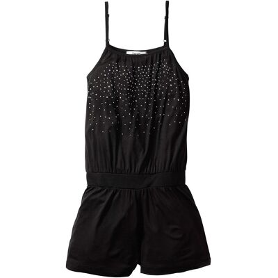 bonprix Mädchen Jumpsuit mit Nietenschwarz 140Mädchen bonprix Mädchen Jumpsuit mit Nietenschwarz 140Mädchen