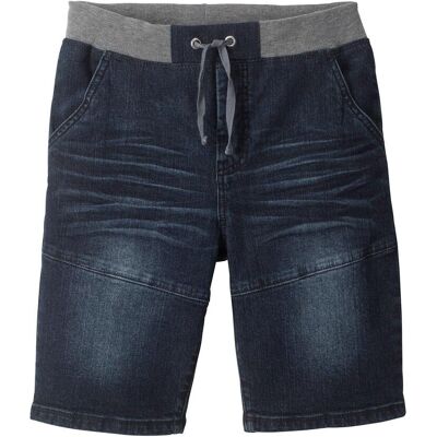 bonprix Schlupf-Stretch-Jeans-Bermuda, Regular Fitblau 140Knaben bonprix Schlupf-Stretch-Jeans-Bermuda, Regular Fitblau 140Knaben