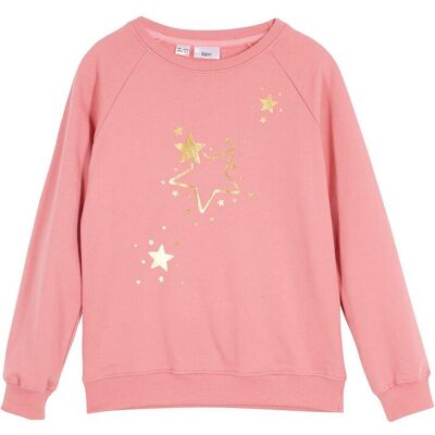 bonprix Sweatshirt aus reiner Baumwollerosa 176Mädchen bonprix Sweatshirt aus reiner Baumwollerosa 176Mädchen
