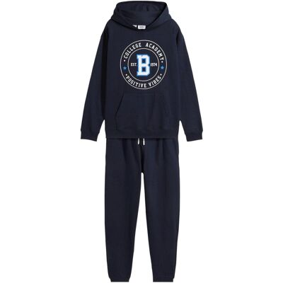 bonprix Sweatshirt und Sweathose aus weicher Baumwolle (2-tlg.Set)blau 116Kinder bonprix Sweatshirt und Sweathose aus weicher Baumwolle (2-tlg.Set)blau 116Kinder