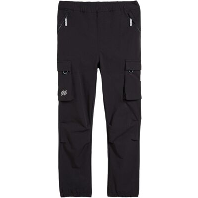 bonprix Stretch-Softshell-Cargohose mit Weitenverstellung, wasserabweisendschwarz 128Knaben bonprix Stretch-Softshell-Cargohose mit Weitenverstellung, wasserabweisendschwarz 128Knaben