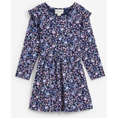 bonprix Jerseykleid aus reiner Bio-Baumwolleblau 116Mädchen bonprix Jerseykleid aus reiner Bio-Baumwolleblau 116Mädchen