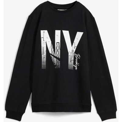 bonprix Sweatshirt aus weichem Baumwoll-Mixschwarz 140Knaben bonprix Sweatshirt aus weichem Baumwoll-Mixschwarz 140Knaben