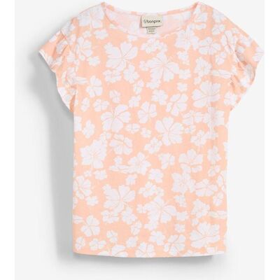 bonprix T-Shirt aus reiner Bio-Baumwolleorange 152Mädchen bonprix T-Shirt aus reiner Bio-Baumwolleorange 152Mädchen