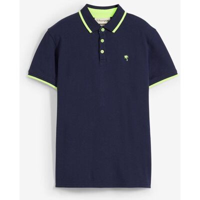 bonprix Pique-Poloshirt aus reiner Baumwolleblau 176Knaben bonprix Pique-Poloshirt aus reiner Baumwolleblau 176Knaben