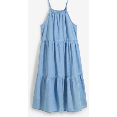 bonprix Jeanskleid aus fließender Baumwolleblau 152Mädchen bonprix Jeanskleid aus fließender Baumwolleblau 152Mädchen