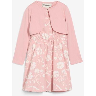 bonprix Kleid und Bolero aus reiner Baumwolle (2-tlg.Set)rosa 116Mädchen bonprix Kleid und Bolero aus reiner Baumwolle (2-tlg.Set)rosa 116Mädchen
