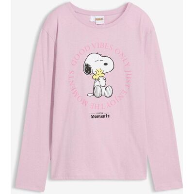 bonprix Peanuts Langarmshirt mit Snoopylila 128Mädchen bonprix Peanuts Langarmshirt mit Snoopylila 128Mädchen