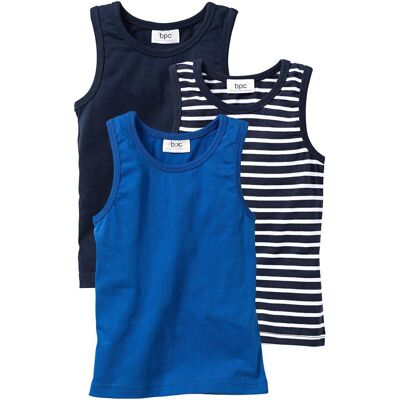 bonprix Unterhemd (3er-Pack)blau 140Knaben bonprix Unterhemd (3er-Pack)blau 140Knaben