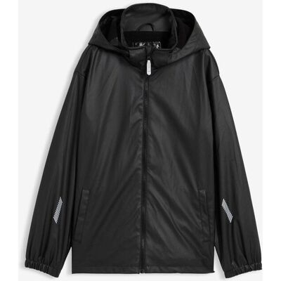 bonprix Thermo Regenjacke mit Fleecefutter und abnehmbarer Kapuzeschwarz 128Knaben bonprix Thermo Regenjacke mit Fleecefutter und abnehmbarer Kapuzeschwarz 128Knaben