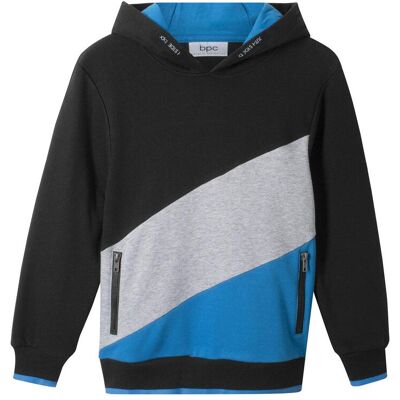 bonprix Hoodie aus reiner Bio-Baumwolleschwarz 140Knaben bonprix Hoodie aus reiner Bio-Baumwolleschwarz 140Knaben