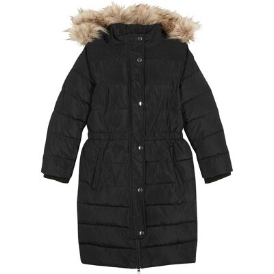 bonprix Winter-Steppmantel mit abnehmbarer Kapuzeschwarz 164Mädchen bonprix Winter-Steppmantel mit abnehmbarer Kapuzeschwarz 164Mädchen