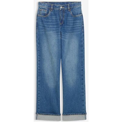 bonprix Wide-Leg-Jeans Low Waistblau 134Mädchen bonprix Wide-Leg-Jeans Low Waistblau 134Mädchen