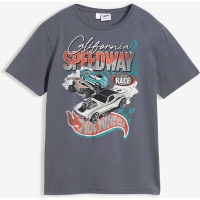 bonprix Hot Wheels T-Shirt aus reiner Baumwollelila 170Knaben bonprix Hot Wheels T-Shirt aus reiner Baumwollelila 170Knaben