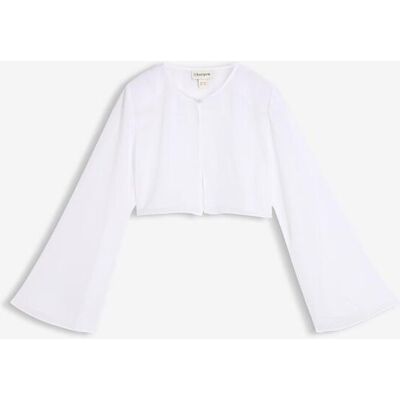 bonprix Chiffon-Boleroweiß 170Mädchen bonprix Chiffon-Boleroweiß 170Mädchen