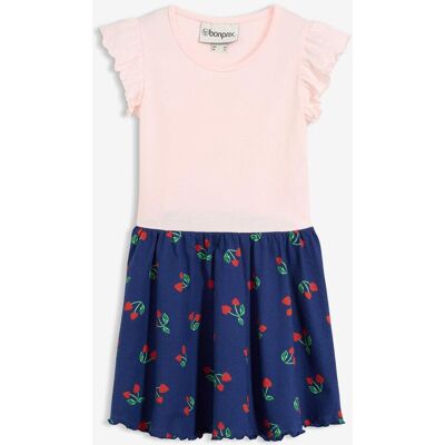bonprix Jerseykleid aus reiner Bio-Baumwollerosa 122Mädchen bonprix Jerseykleid aus reiner Bio-Baumwollerosa 122Mädchen
