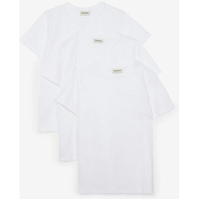 bonprix T-Shirt aus reiner Baumwolle (3er Pack)weiß 176Knaben bonprix T-Shirt aus reiner Baumwolle (3er Pack)weiß 176Knaben