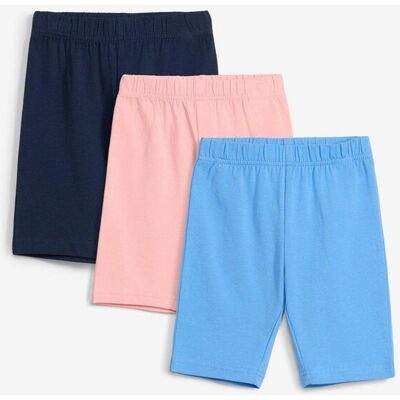 bonprix Radlerhose (3er Pack) aus elastischem Baumwoll-Mixblau 116Mädchen bonprix Radlerhose (3er Pack) aus elastischem Baumwoll-Mixblau 116Mädchen
