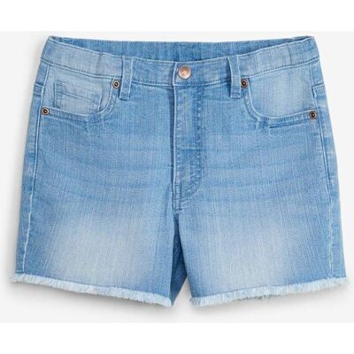 bonprix Jeans-Shorts mit Bio-Baumwolle, Mid Waistblau 134Mädchen bonprix Jeans-Shorts mit Bio-Baumwolle, Mid Waistblau 134Mädchen