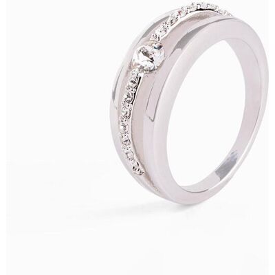 bonprix Ring veredelt mit Glaskristallensilber 22Damen bonprix Ring veredelt mit Glaskristallensilber 22Damen