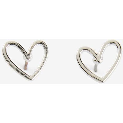 bonprix Ohrstecker in Herzformsilber 0Damen bonprix Ohrstecker in Herzformsilber 0Damen