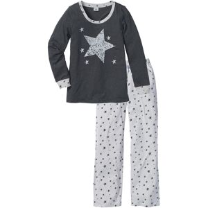 bonprix Pyjama mit Bio-Baumwollegrau 48Damen bonprix Pyjama mit Bio-Baumwollegrau 48Damen