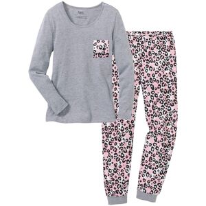 bonprix Pyjama mit Bio-Baumwollegrau 44Damen bonprix Pyjama mit Bio-Baumwollegrau 44Damen