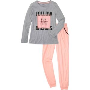 bonprix Pyjama mit Bio-Baumwollegrau 40Damen bonprix Pyjama mit Bio-Baumwollegrau 40Damen