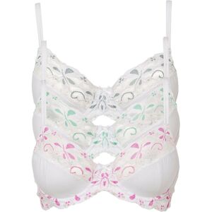 bonprix Bügel-BH mit zarter Spitze (3er Pack)weiß 85Damen bonprix Bügel-BH mit zarter Spitze (3er Pack)weiß 85Damen