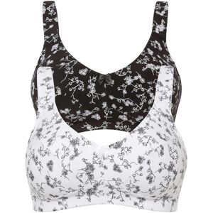 bonprix BH ohne Bügel mit weicher Bio-Baumwolle (2er Pack)schwarz 95Damen bonprix BH ohne Bügel mit weicher Bio-Baumwolle (2er Pack)schwarz 95Damen