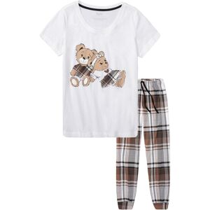 bonprix Pyjama aus reiner Bio-Baumwolleweiß 44Damen bonprix Pyjama aus reiner Bio-Baumwolleweiß 44Damen