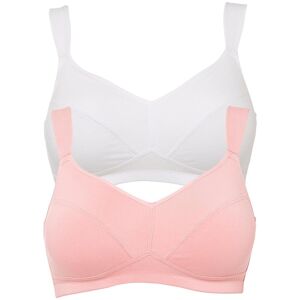 bonprix BH ohne Bügel mit Bio-Baumwolle (2er Pack)weiß 115Damen bonprix BH ohne Bügel mit Bio-Baumwolle (2er Pack)weiß 115Damen