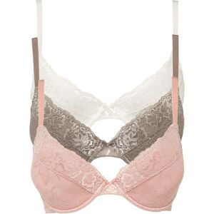 bonprix Push-up-BH mit feiner Spitze (3er Pack)weiß 70Damen bonprix Push-up-BH mit feiner Spitze (3er Pack)weiß 70Damen