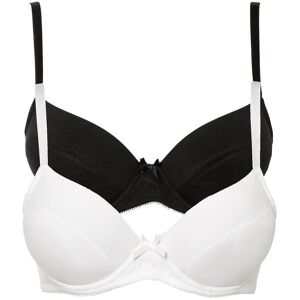 bonprix Push-up-BH mit Bügel mit Bio-Baumwolle (2er Pack)schwarz 70Damen bonprix Push-up-BH mit Bügel mit Bio-Baumwolle (2er Pack)schwarz 70Damen