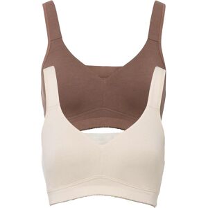 bonprix T-Shirt BH ohne Bügel mit Baumwolle (2er Pack)beige 75Damen bonprix T-Shirt BH ohne Bügel mit Baumwolle (2er Pack)beige 75Damen
