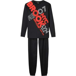 bonprix Pyjama aus reiner Bio-Baumwolle (2-tlg. Set)schwarz 176Knaben bonprix Pyjama aus reiner Bio-Baumwolle (2-tlg. Set)schwarz 176Knaben