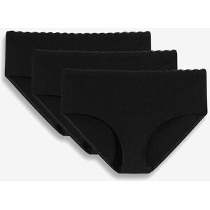 bonprix Umstandspanty mit Bio-Baumwolle und Spitze (3er Pack)schwarz 36Damen bonprix Umstandspanty mit Bio-Baumwolle und Spitze (3er Pack)schwarz 36Damen