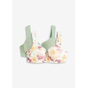 bonprix Schalen-BH mit Bügel mit Bio-Baumwolle (2er Pack)grün 80Damen bonprix Schalen-BH mit Bügel mit Bio-Baumwolle (2er Pack)grün 80Damen