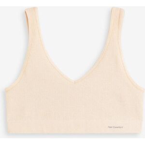 bonprix Feel Comfort Seamless Bustier geripptbeige 2Damen bonprix Feel Comfort Seamless Bustier geripptbeige 2Damen