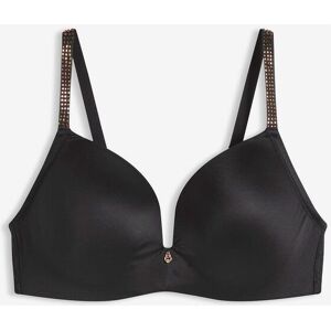 bonprix Schalen-BH ohne Bügel mit glitzernden Trägernschwarz 85Damen bonprix Schalen-BH ohne Bügel mit glitzernden Trägernschwarz 85Damen