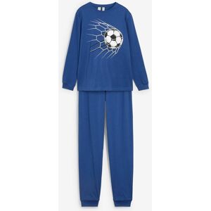 bonprix Pyjama aus reiner Bio-Baumwolleblau 128Knaben bonprix Pyjama aus reiner Bio-Baumwolleblau 128Knaben