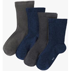 bonprix Socken mit druckfreiem Bund (4er Pack)blau 35false bonprix Socken mit druckfreiem Bund (4er Pack)blau 35false