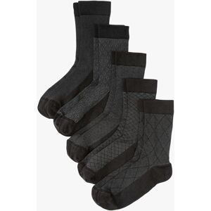 bonprix Socken mit druckfreiem Bund (5er Pack)schwarz 39false bonprix Socken mit druckfreiem Bund (5er Pack)schwarz 39false