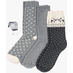 bonprix Thermo Socken mit druckfreiem Bund (3er Pack)grau 43false bonprix Thermo Socken mit druckfreiem Bund (3er Pack)grau 43false